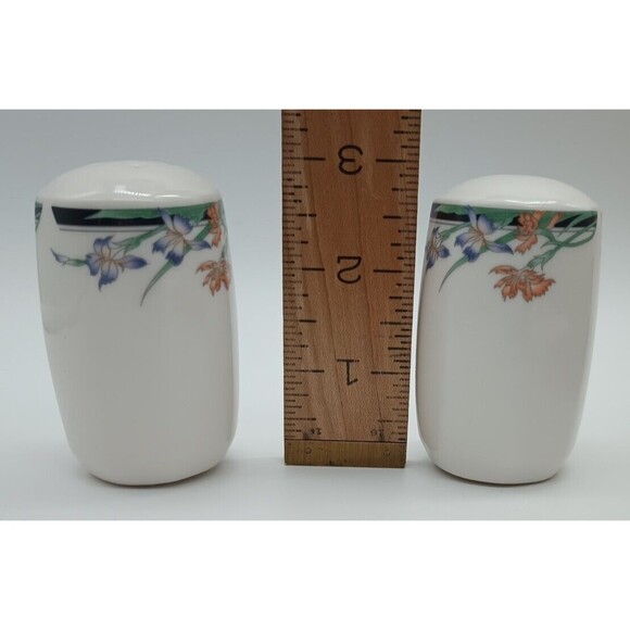 Royal Doulton Juno Salt & Pepper Floral Iris Carnation - Picture 8 of 8